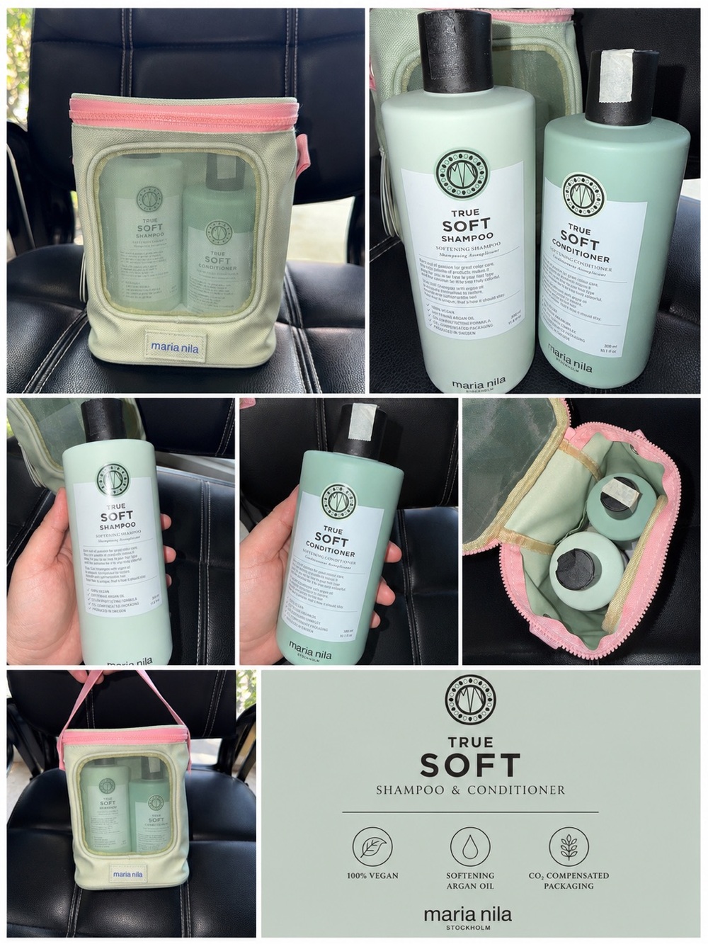 maria nila True Soft Shampoo & Conditioner Set — Mint Green